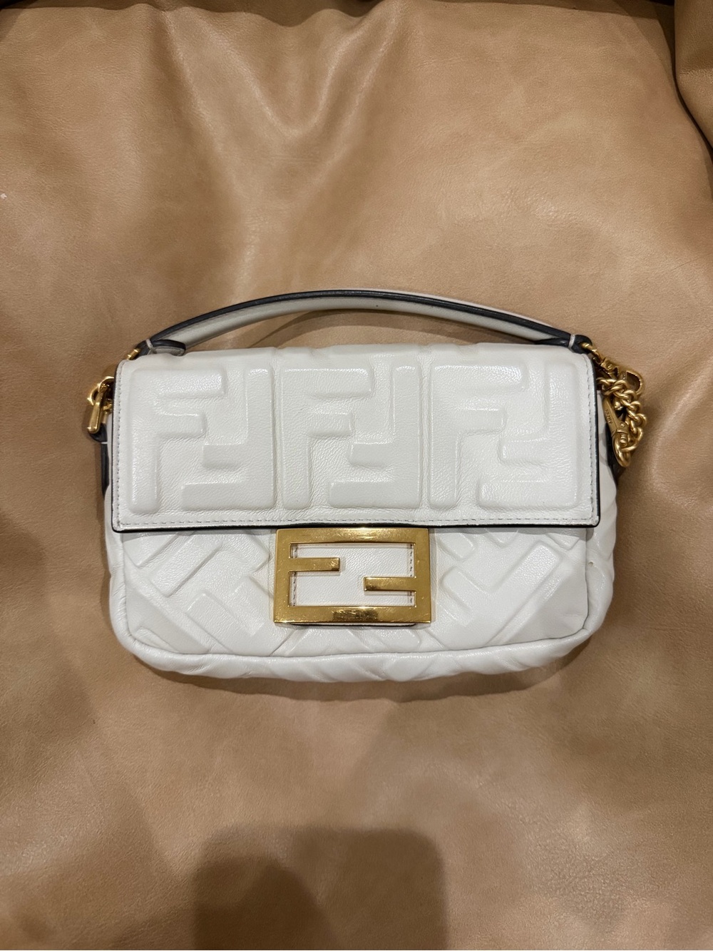 Fendi Baguette Mini White